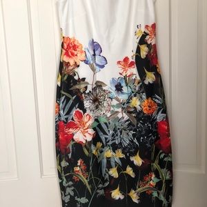 Floral evening dress